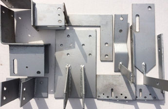 Custom metal brackets and plates
